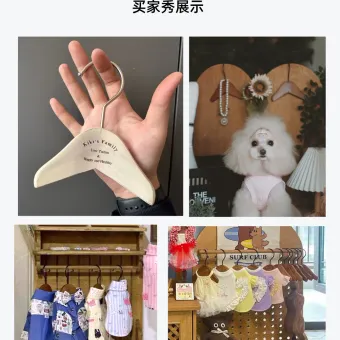 Vintage Mini Wooden Pet Clothes Hangers from a delivered production order