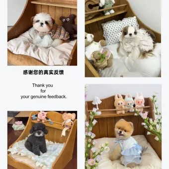 Nordic Vintage Solid Wood Pet Bed from a delivered production order