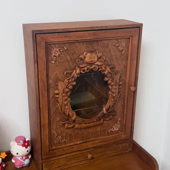 Vintage Bear Pet Wardrobe with Drawer from a delivered production order