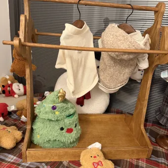 Danish Vintage Pet Clothes Hanger Rack from a delivered production order