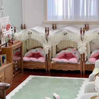 Canopy Princess Vintage Pet Bed from a delivered production order