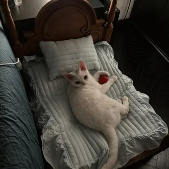 Anna Princess Vintage Pet Bed from a delivered production order
