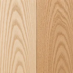 Ash and oak grain, macro