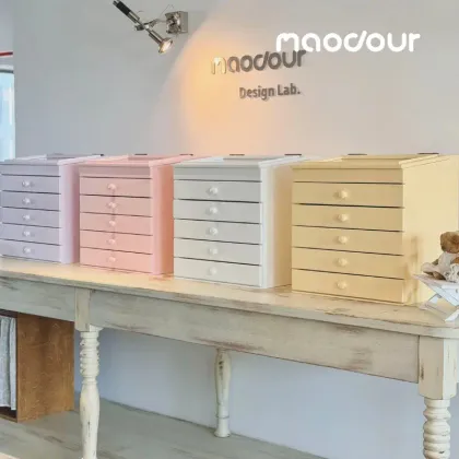Pastel Summer Pet Hair Clip Cabinet — wooden pet furniture for OEM production