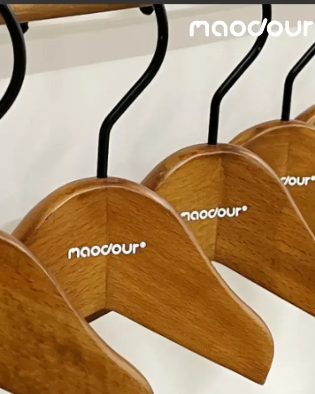 wooden pet wardrobe manufacturer - Vintage Mini Wooden Pet Clothes Hangers, view 2