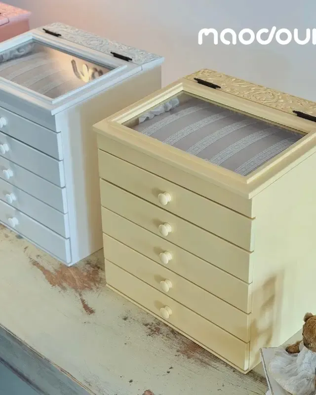 wooden pet furniture manufacturer - Pastel Summer Pet Hair Clip Cabinet, view 3