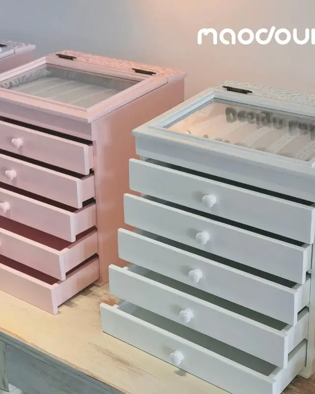 wooden pet furniture manufacturer - Pastel Summer Pet Hair Clip Cabinet, view 4