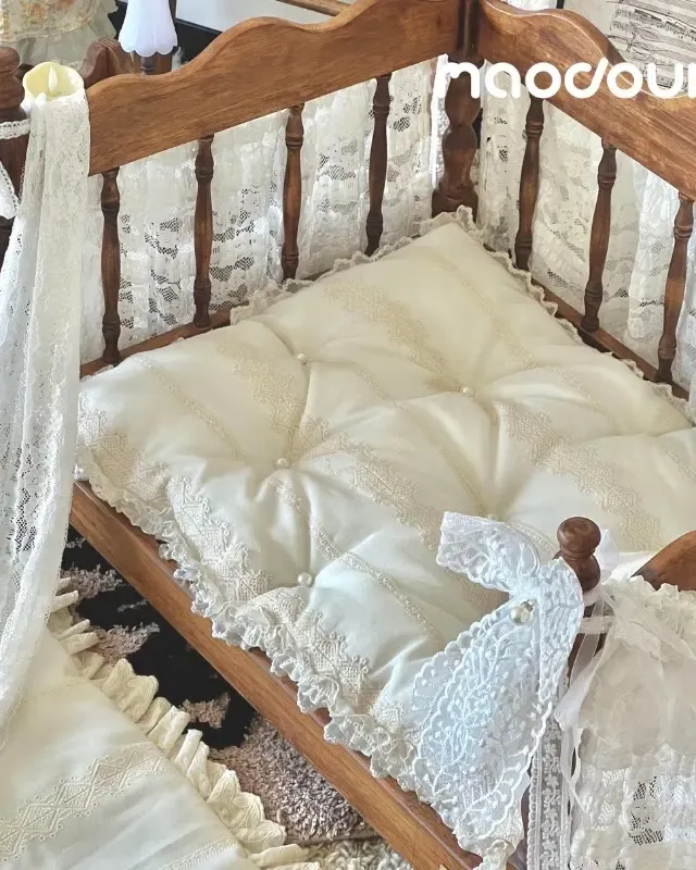 wooden pet bed manufacturer - Roman Manor Carved Wooden Pet Bed, view 5