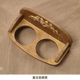 Vintage wood-tone stand