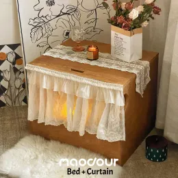 Wooden Pet House & Bedding S1