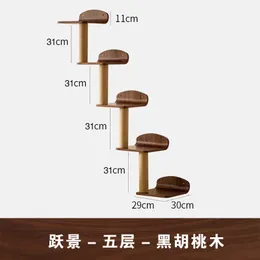 Stepped climber — five levels