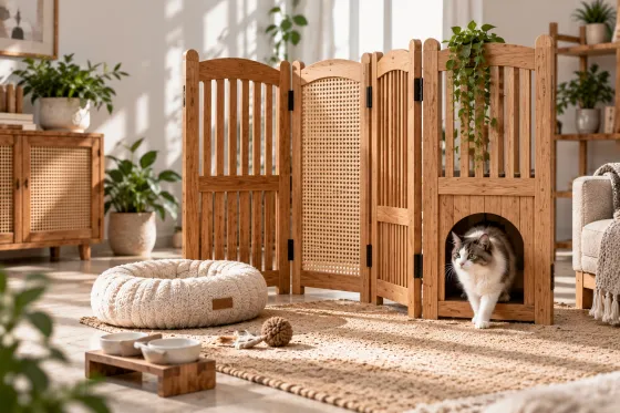 Room Dividers & Pet Decor — wooden pet furniture for OEM and wholesale production