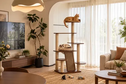 Wooden Cat Trees — wooden pet furniture for OEM and wholesale production